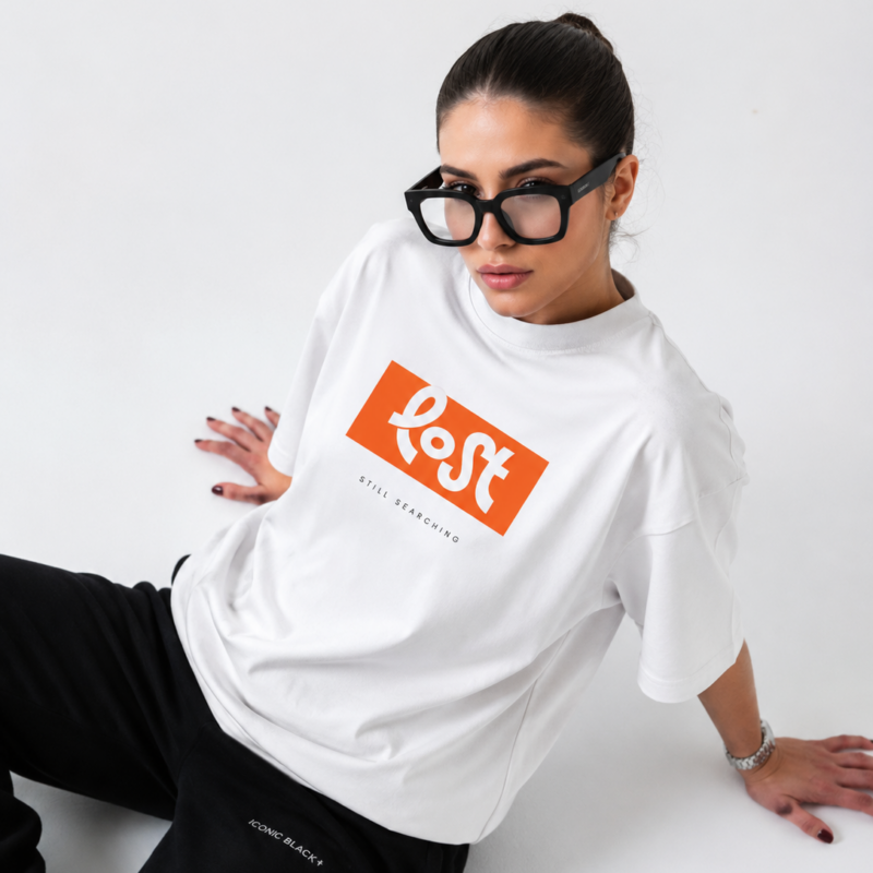 lost printed regular fit t shirt